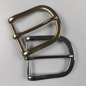 40mm solid brass belt buckle for DIY projects - men&#39;s, women&#39;s or children&#39;s belt.