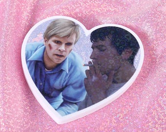 Horror heart 3" inch holo sticker