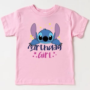 Disney Stitch Birthday Girl T-Shirt, Stitch Birthday Boy Shirt, Disney Stitch Birthday Shirts, Stitch Birthday Shirt, Custom Disney Birthday