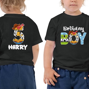 Toy Story Birthday Boy Shirt, Toy Story Birthday Shirts, Disney Birthday Shirt, Custom Name And Age Toy Story Birthday, Birthday Boy T-Shirt