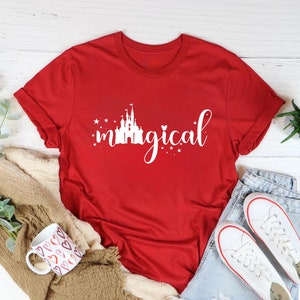 Disney Magical T-Shirt, Magic Kingdom Shirt, Disney World Shirt, Disney Shirt, Disney Family Shirt, Disney Trip Shirt, Disney Castle T-Shirt