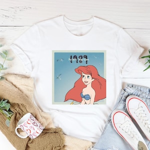 1989 Little Mermaid Shirt, Disney Trip Shirts, Disney Ariel Shirt, Disney Girl Trip Shirts, 1989 Ariel&#39;s Version Shirt, Princess Ariel Shirt