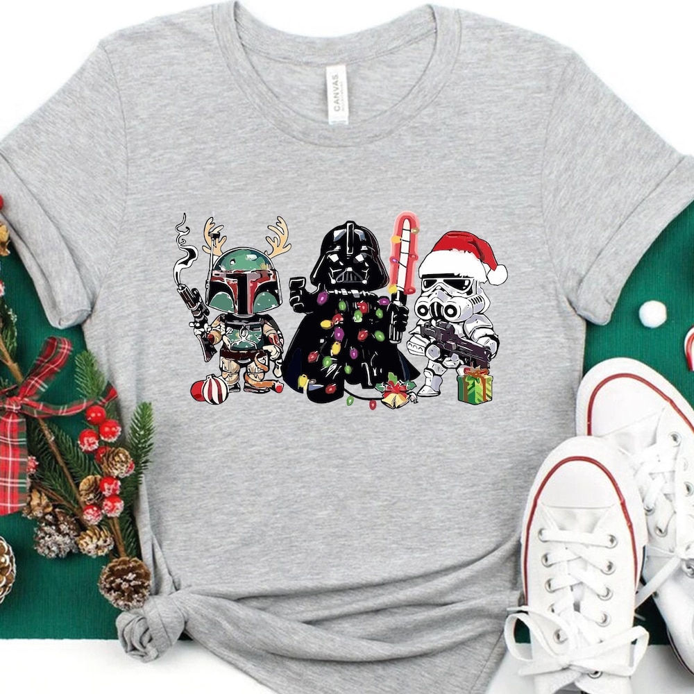 Star Wars Christmas Shirt, Christmas Shirt, Darth Vader Christmas Shirt, Disney Christmas Shirt, Christmas Party Shirts, Funny Christmas Tee Bespoketshirt
