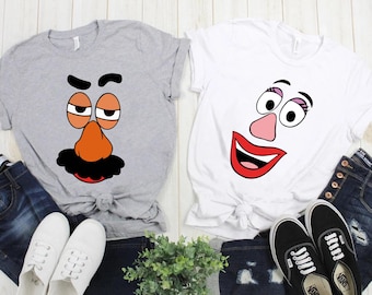 Mr Potato And Mrs Potato Head Shirt, Matching Couple Shirt, Funny Matching Thanksgiving Shirt, Fall Family Matching Shirt, Thanksgiving Gift