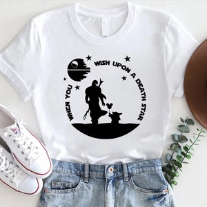 When You Wish Upon A Death Star Shirt, Disney Star Wars Fun Shirt, Star Wars Mandalorian Shirt, Disney Star Wars Shirt, Galaxy&#39;s Edge Shirts