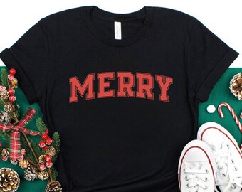 Merry Shirt, Christmas Shirts, Merry Christmas, Cute Christmas Shirt, Christmas Family Matching Shirt, Christmas Pajama, Christmas Party Tee