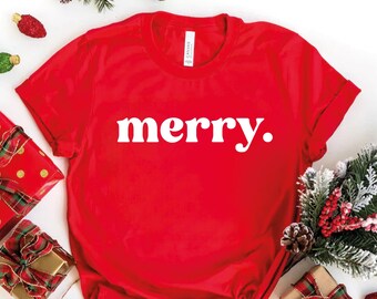 Merry Shirt, Christmas Shirts, Merry Christmas Shirt, Cute Christmas Shirt, Christmas Family Shirts, Christmas Matching, Christmas Party Tee