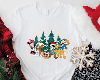 Disney Christmas Shirt, Mickey And Friends Christmas Shirt, Cute Christmas Shirt, Christmas Family Shirt, Christmas Party Shirts, Xmas Shirt