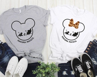 Hakuna Matata Shirt, Safari Disney Shirt, Disney Trip Shirt, Disney Family Matching Shirts, Animal Kingdom Shirt, Mickey Minnie Safari Shirt