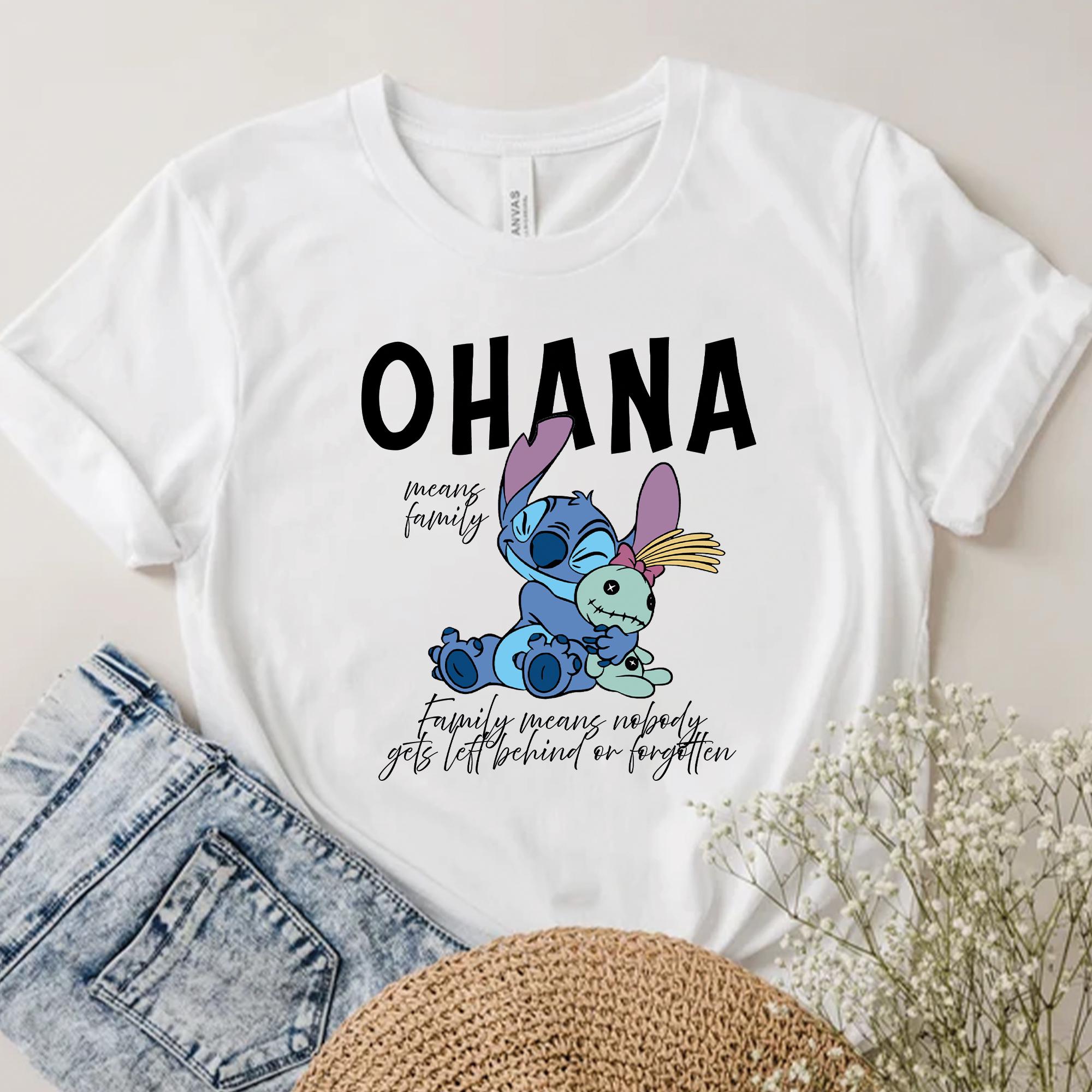 Ohana T-shirt, Disney Stitch T-shirt, Stitch Shirt, Disney Stitch