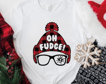 Oh Fudge Shirt, Christmas T-Shirt, Cute Christmas Shirt, Christmas Family Shirt, Christmas Party Shirt, Funny Christmas Shirt, Holiday Shirt