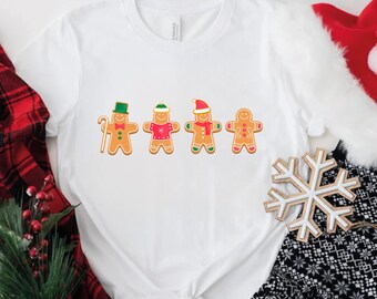 Gingerbread Shirt, Christmas Shirt, Cute Christmas Shirt, Christmas Family Shirt, Christmas Party Shirt, Christmas Cookie Shirt, Holiday Tee