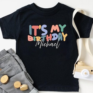 Custom Birthday Shirt, It&#39;s My Birthday Shirt, Birthday Shirt, Birthday Girl Shirt, Birthday Boy Shirt, Birthday Party Shirt, Birthday Gifts