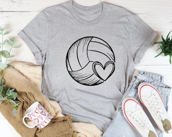 Volleyball Shirt, Volleyball Lover Shirt, Team Sports Shirt, Sport Mom Tee, Volleyball Game, Volleyball Player, Volleyball Team, Sport Shirt