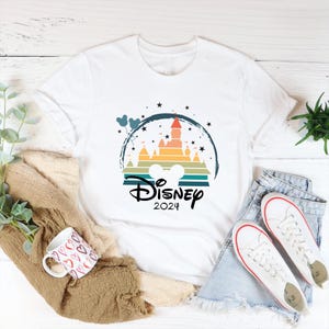 Disney T-Shirt, Magic Kingdom Shirt, Disney World Shirt, Disney 2024 Shirt, Disney Family T-Shirts, Disney Trip Shirt, Disney Castle T-Shirt