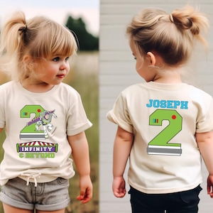 Buzz Lightyear Birthday Shirt, To Infinity And Beyond Tee, Toy Story Shirt, Custom 2nd Birthday Shirt, Toy Story Birthday Shirt,Second Shirt