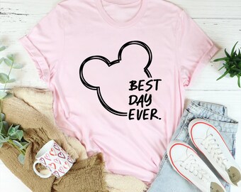 Disney T-Shirt, Best Day Ever Shirt, Disney World Shirt, Disney 2024 Shirt, Disney Family T-Shirts, Disney Trip Shirt, Disney Castle T-Shirt