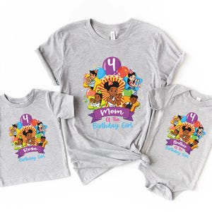 Custom Birthday Girl Shirt, Gracie&#39;s Corner Birthday Girl Shirt, Gracie&#39;s Corner Birthday Family Shirt, Family Matching Birthday Girl Shirts