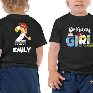 Toy Story Birthday Girl Shirt, Toy Story Birthday Shirts, Disney Birthday Shirt, Custom Name And Age Toy Story Birthday, Birthday Girl Shirt
