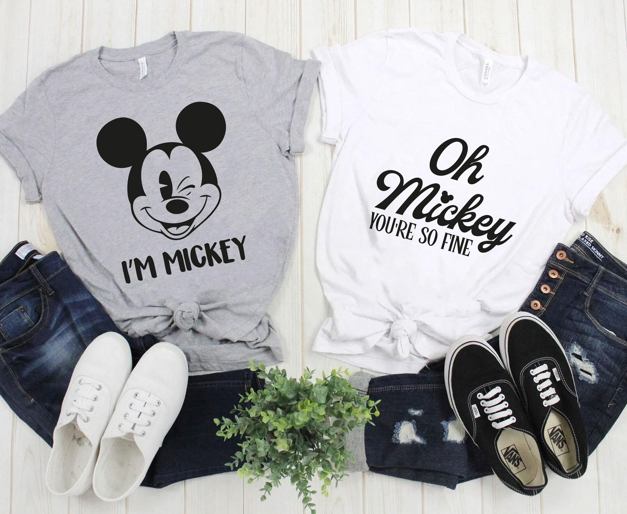 I'm Mickey Shirt, Oh Mickey You're So Fine Shirt, Disney World T-Shirt, Disney Couples Shirt, Disneyland Matching Shirt, Disney Trip T-Shirt