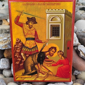 Orthodox Icon of the Beheading of Saint John the Baptist