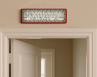 Orthodox Lord’s Prayer Plaque,
