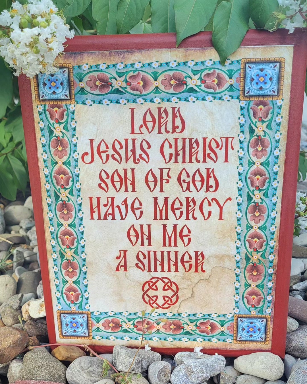 Orthodox Jesus Prayer Plaque - Etsy