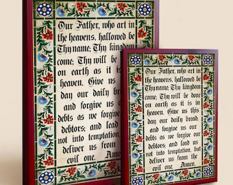 Orthodox Lord’s Prayer Plaque
