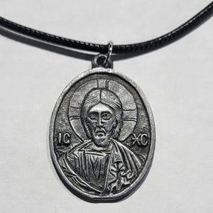 Orthodox Jesus Christ Icon pendant and necklace