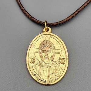 Orthodox Jesus Christ Icon pendant and necklace