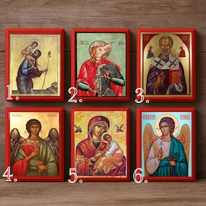 Orthodox Travelers Icons for car or truck: vent or visor clip