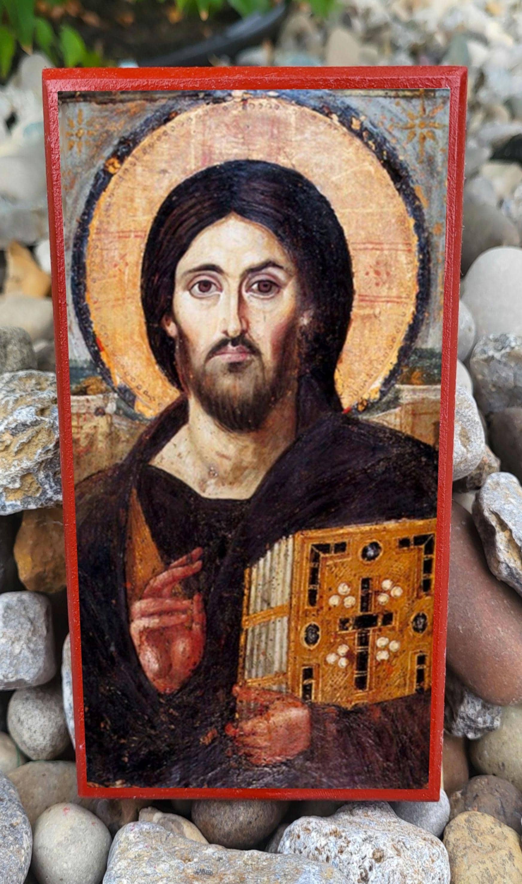 シナイ山の全能者イエス・キリスト、額装アーカイブプリント - Etsy 日本