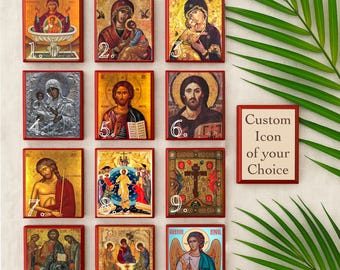 Orthodox Icons for car or truck vent or visor