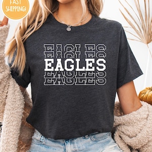 Team Mascot Shirt, Eagles Team Shirt, Eagles Football Shirt, Eagles Fan Shirt, Eagles School Shirt, Eagles School Spirit, Eagle Mascot Shirt