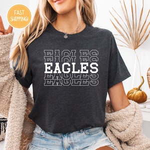 Team Mascot Shirt, Eagles Team Shirt, Eagles Football Shirt, Eagles Fan Shirt, Eagles School Shirt, Eagles School Spirit, Eagle Mascot Shirt