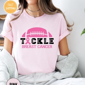 Tackle Cancer Shirt, Breast Cancer Awareness Shirt, Breast Cancer Gifts, Breast Cancer Shirt, Women&#39;s Shirt, Women&#39;s Sweatshirt, Sweatshirt