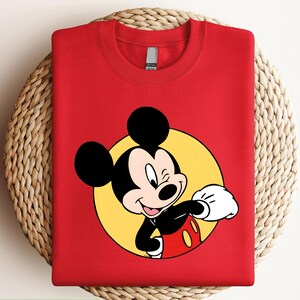 Disney Classic Mickey Mouse Pose Sweatshirt, Mickey Mouse Sweatshirt, Disney Classic Mickey Mouse Sweater, Mickey Sweatshirt, Mickey Hoodie