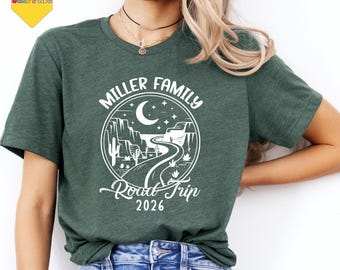 Custom Road Trip Shirt, Road Trip 2026,Family Road Trip Shirt,Girls Road Trip,Travel Shirt,Adventure Shirt,Family Vacation Tee,Traveler Gift