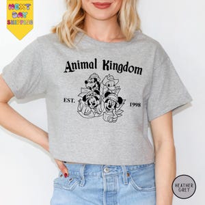 Animal Kingdom Crop Tank, AK Tank Crop Top, Safari Minnie Mickey Friends Shirt, Summer Safari Shirts, Womens Crop Tops