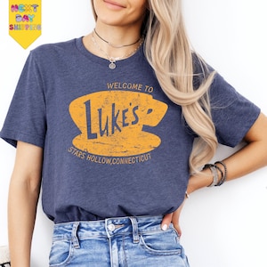Luke's Diner Shirt, Stars Hollow Luke's Diner tshirt, Founded 1779, Autumn Festival Tee, Stars Hollow t shirt, Gift for Wife