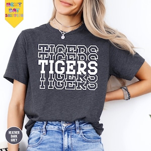 Team Mascot Shirt, Tigers Team Shirt, Tigers Football Shirt,Tigers Fan Shirt, Tigers School Shirt, Tigers School Spirit, Tigers Mascot Shirt