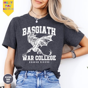a woman wearing a black shirt with a dragon on it