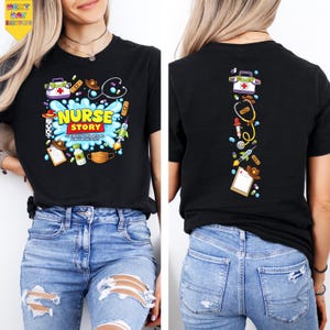 Camiseta de enfermera con historia, camiseta divertida de enfermera, regalo para enfermera, camiseta de enfermera inspirada en Toy Story, idea de regalo para enfermera registrada, camiseta de la vida de enfermera, linda camiseta médica,