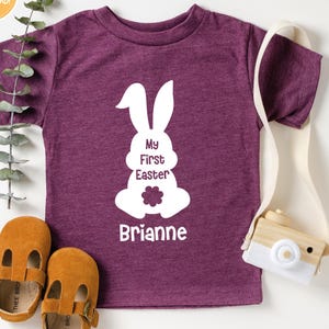 My First Easter Shirt, Baby Girls First Easter,Baby Boys First Easter,Custom Easter Shirt,First Easter Outfit,Matching EasterTee,1st Easter