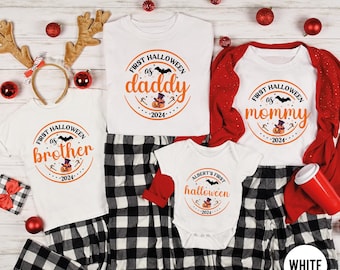 First Halloween of Family Shirt, First Halloween As Mommy, Personalized First Halloween Family Matching Shirt, My First Halloween Shirt