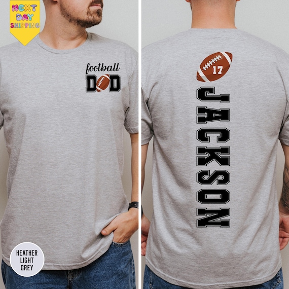 Football Dad Shirt, Custom Football Game Day shirt, Fathers Day Gift, Football Dad Gift, Fathers day shirt, Football Season, Father's Day