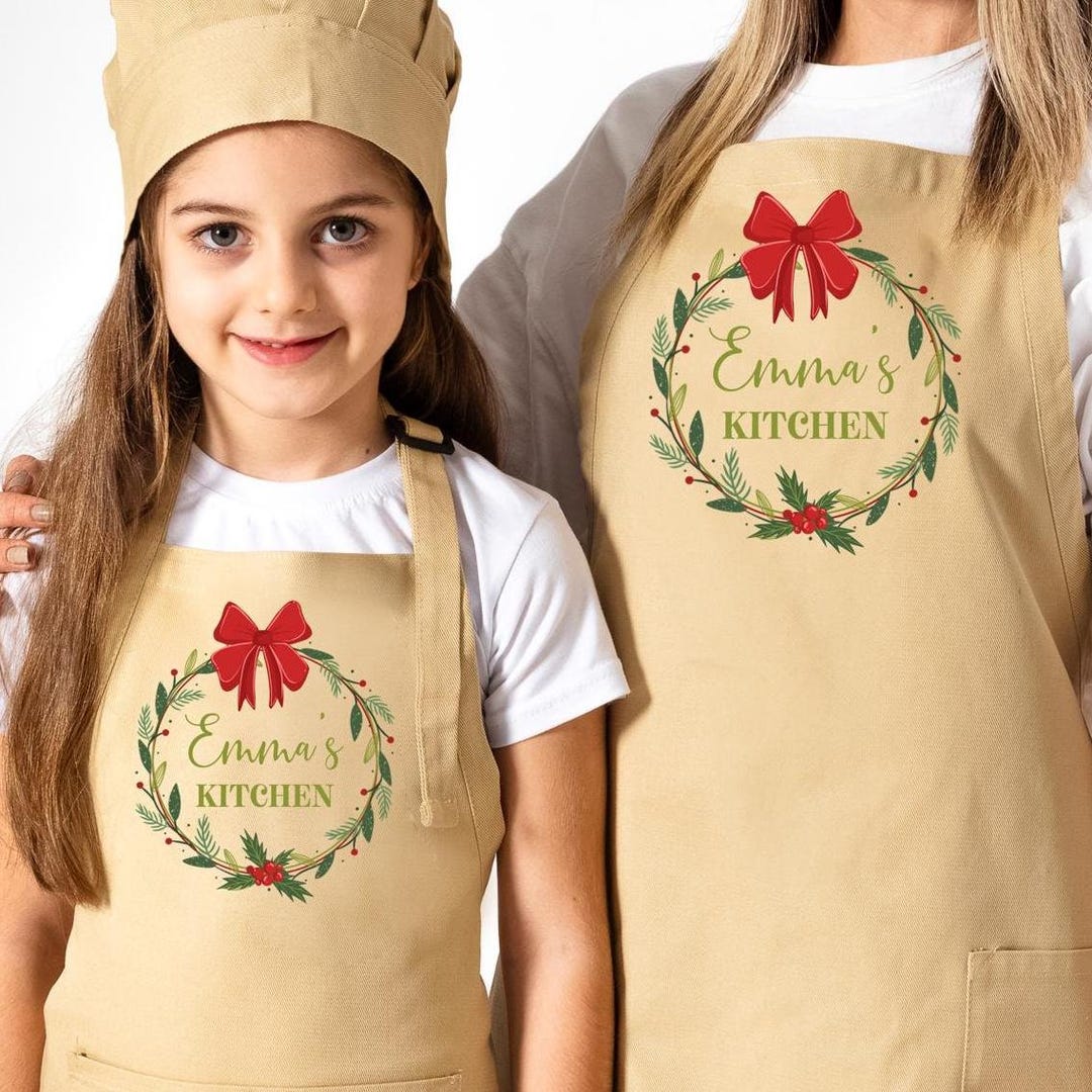 Custom christmas apron