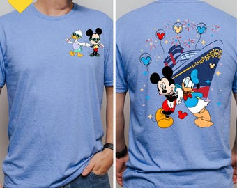 Mickey and Donald Duck Cruise Shirt, Disney Cruise Line Besties Shirt, Cruise shirt, Disney Magic Wonder Fantasy Wish Destiny Adventure