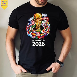 2026 World Cup T-Shirt – Political Soccer Cup Fan Tee, Soccer Fan Shirt,World 2026 USA Canada Mexico-Lightweight Cotton, Football Cup