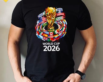 2026 World Cup T-Shirt – Political Soccer Cup Fan Tee, Soccer Fan Shirt,World 2026 USA Canada Mexico-Lightweight Cotton, Football Cup